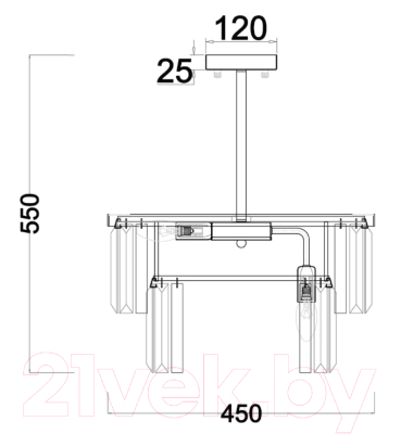 Люстра Freya Viviane FR11001PL-08CH