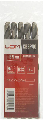 Набор сверл LOM 1864673