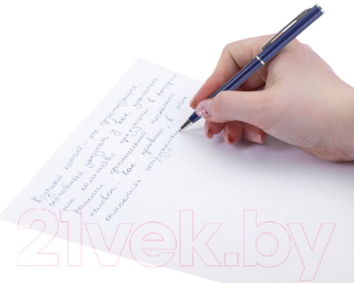 Ручка шариковая Brauberg Delicate Blue / 141400