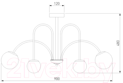 Люстра Евросвет 30177/6