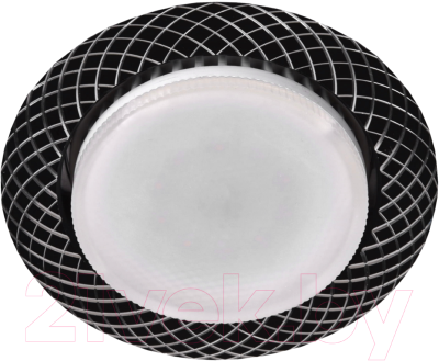 Точечный светильник ЭРА KL 76 AL/BK /1 / Б0049007 - фото