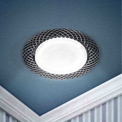 Точечный светильник ЭРА KL 76 AL/BK /1 / Б0049007