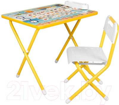 Комплект мебели с детским столом Дэми Азбука - фото