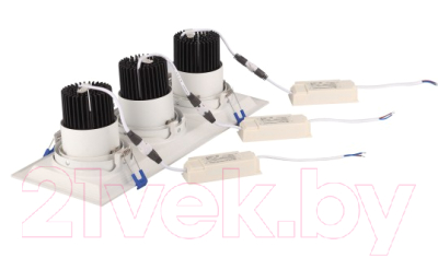 Комплект точечных светильников ЭРА SKD-13-36-40K-W20 / Б0049782