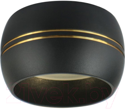 Точечный светильник ЭРА OL13 GX53 BK/GD / Б0049036 - фото