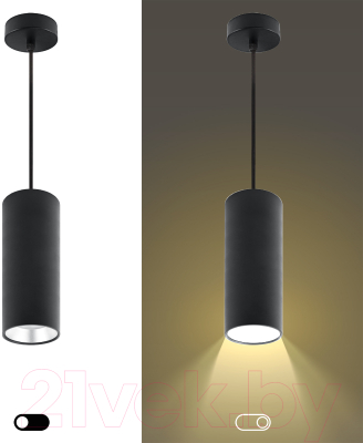 Потолочный светильник ЭРА PL12 GX53 BK/SL / Б0048544