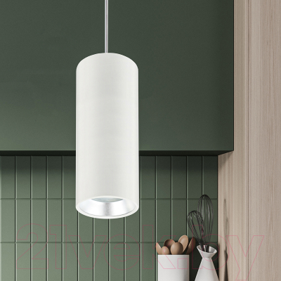 Потолочный светильник ЭРА PL12 GX53 WH/SL / Б0048543