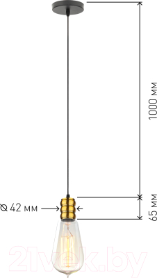 Потолочный светильник ЭРА PL13 E27-3 GB / Б0048524