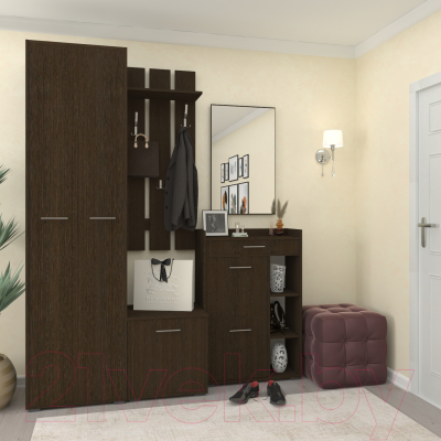 Вешалка для одежды Кортекс-мебель Лара ВП1