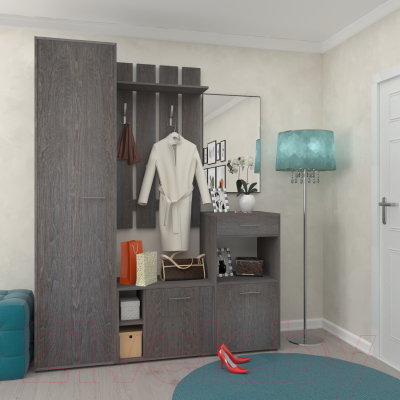 Вешалка для одежды Кортекс-мебель Лара ВП2