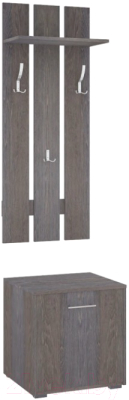 Секция в прихожую Кортекс-мебель Лара СП2 (береза) - фото