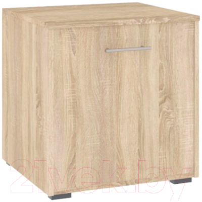 Тумба в прихожую Кортекс-мебель Лара ТП1 (дуб сонома) - фото