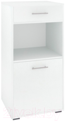 Тумба в прихожую Кортекс-мебель Лара ТП2 (белый) - фото