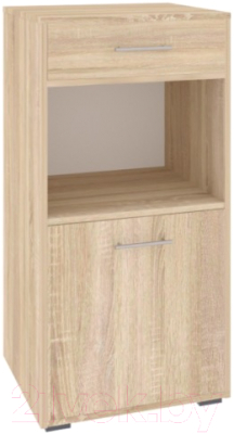 Тумба в прихожую Кортекс-мебель Лара ТП2 (дуб сонома) - фото