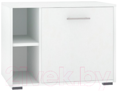 Тумба в прихожую Кортекс-мебель Лара ТП3 (белый) - фото