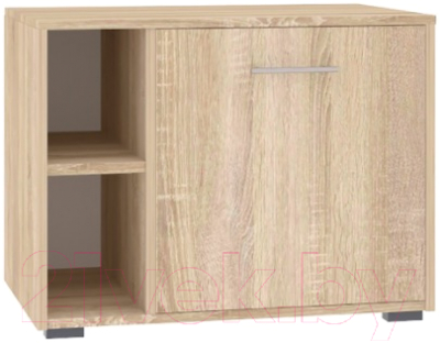 Тумба в прихожую Кортекс-мебель Лара ТП3 (дуб сонома) - фото