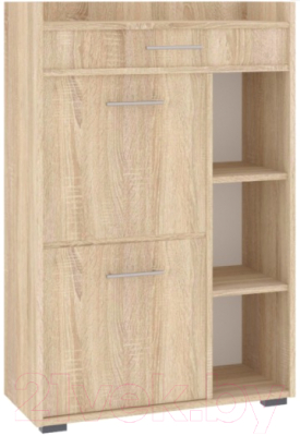 Тумба в прихожую Кортекс-мебель Лара ТП4 (дуб сонома) - фото