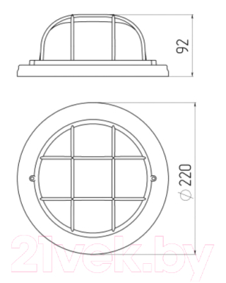 Светильник ЖКХ ЭРА Кантри НБО 03-60-012 / Б0048415