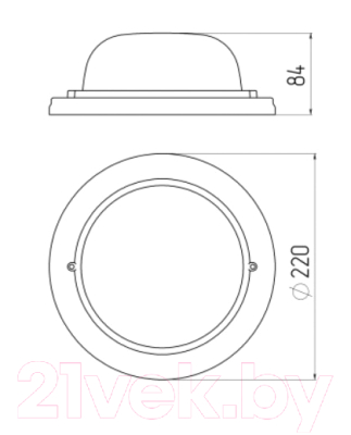 Светильник ЖКХ ЭРА Кантри НБО 03-60-021/ Б0048414