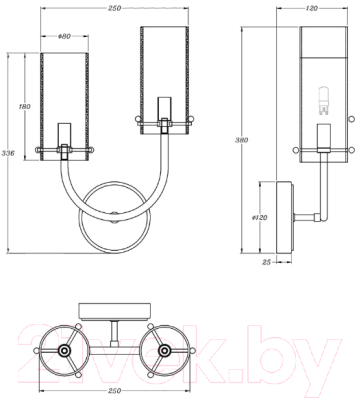 Бра Maytoni Arco MOD223WL-02BS1