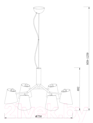 Люстра Freya Nordic FR5127PL-06B