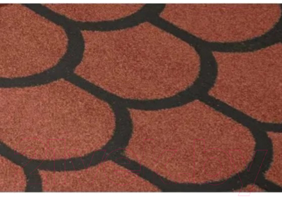 Черепица Технониколь Бобровый хвост Красный