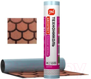 Черепица Технониколь Бобровый хвост Красный