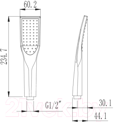 Лейка ручного душа Esko SSP751Q