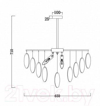 Люстра Freya Porto FR5104PL-06N