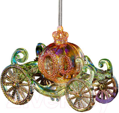 Елочная игрушка Erich Krause Decor Карета Золушки / 53468 - фото