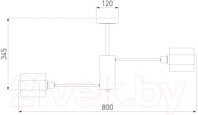 Люстра Евросвет 70127/8