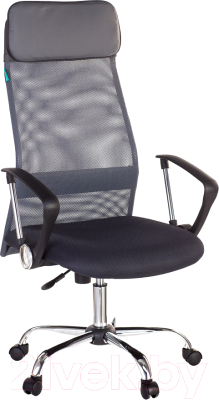 Кресло офисное Бюрократ KB-6N (темно-серый TW-04 TW-12/хром) - фото