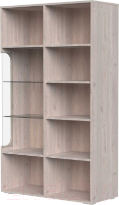 Шкаф с витриной Bravo Мебель Бриз 2дв