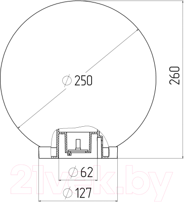 Светильник уличный ЭРА НТУ 01-60-251 / Б0048736