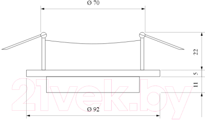 Точечный светильник Elektrostandard 116 MR16 (белый/белый)