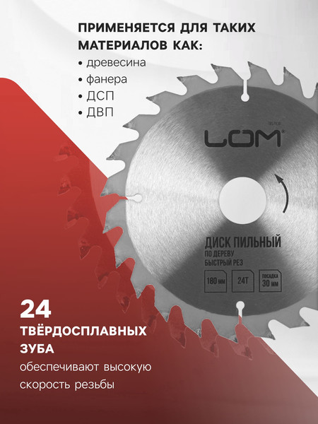 Пильный диск LOM 1857938