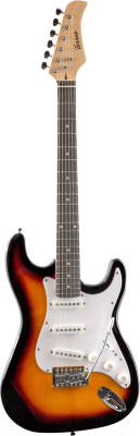 Электрогитара Terris Stratocaster SSS / TST-39 SB (санберст) - фото