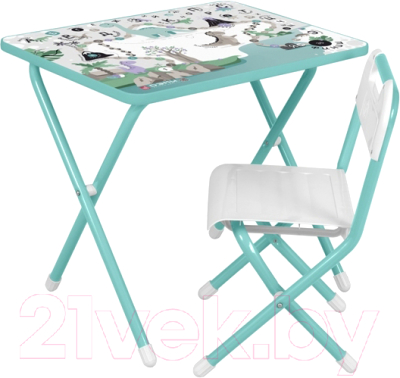 Комплект мебели с детским столом Дэми Динозавры - фото