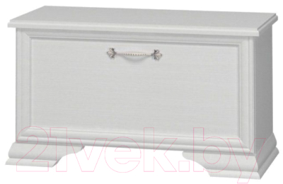 Тумба Bravo Мебель Грация 1 дв (белый/белый) - фото