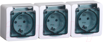 Розетка IEK Гермес Plus ERMP32-K03-16-54-EC - фото