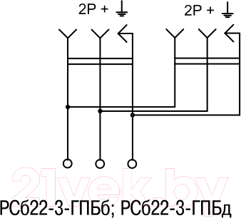 Розетка IEK Гермес Plus ERMP22-K03-16-54-EC