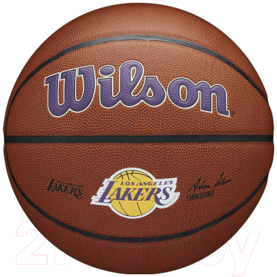 Баскетбольный мяч Wilson NBA LA Laker / WTB3100XBLAL - фото