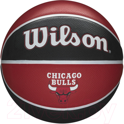 Баскетбольный мяч Wilson NBA Team Tribute Chicago Bulls / WTB1300XBCHI - фото