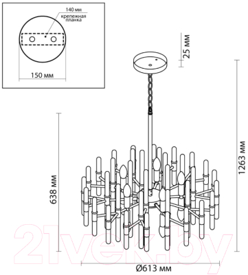 Люстра Odeon Light Stika 4988/10