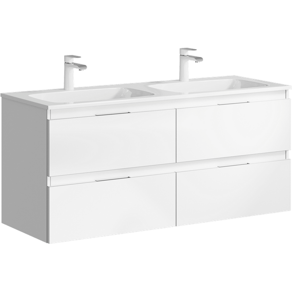 Тумба с умывальником Aqwella Malaga 1200 / ACC0112W - фото