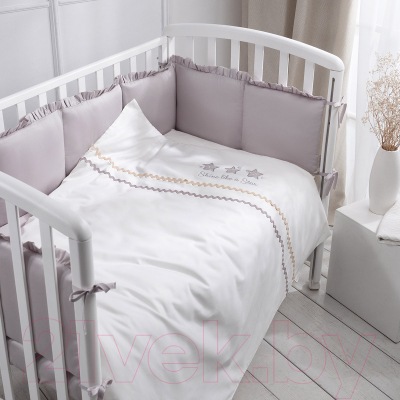 Комплект постельный для малышей Perina Toys Sateen Collection / ТСК6-01.1