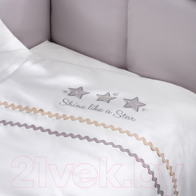 Комплект постельный для малышей Perina Toys Sateen Collection / ТСК6-01.1