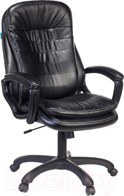 Кресло офисное Бюрократ T-9950LT (черный искусственная кожа) - фото