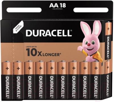 Комплект батареек Duracell Alkaine LR6 - фото