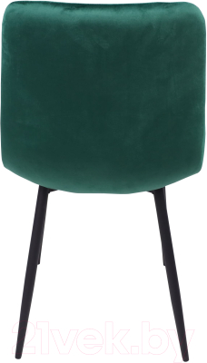Стул AksHome Violin (зеленый велюр/черный)